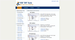 Desktop Screenshot of pdf-tiff-tools.com