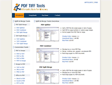 Tablet Screenshot of pdf-tiff-tools.com